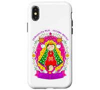 Virgen de Guadalupe Cartoon Mexicans Culture Religious Faith Carcasa para iPhone X/XS