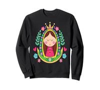 Virgen de Guadalupe Cartoon Our Lady of Guadalupe Sudadera