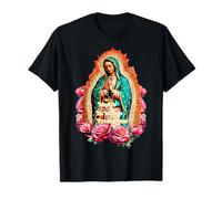 Virgen de Guadalupe Mexican Catholic Faith Tee Religious Camiseta