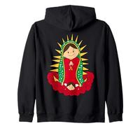 Virgen de Guadalupe Our Lady of Guadalupe Catholic Mary Sudadera con Capucha