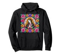 Virgen de Guadalupe Santa Maria Nuestra Reina de Mexico Sudadera con Capucha