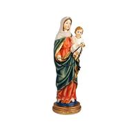 Virgen del Rosario figura 31 cm. escultura patrona de la UME