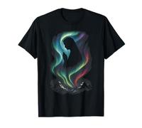 Virgen María Aparición Aurora Boreal Fe Cristiana Camiseta