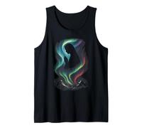 Virgen María Aparición Aurora Boreal Fe Cristiana Camiseta sin Mangas