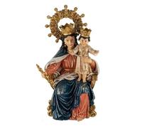 Virgen María Auxiliadora de Triana figura 30 cm. escultura resina