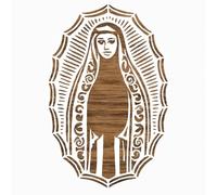 Virgen María Bendita Madre - Plantilla reutilizable - 8.5 x 11 pulgadas para pintar en paredes, madera, vidrio, carpintar, artes y manualidades, bricolaje - LIONX
