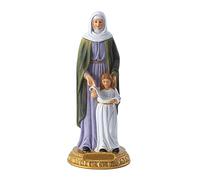 Virgen María con Santa Ana, escultura católica bendita de resina, estatua cristiana para el hogar, salón, jardín, iglesia, decoración, regalo religioso, estatua de María bendita
