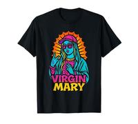 Virgen María Hip Hop - Divertida fe Cristiana Colorida Camiseta