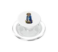 Virgen María Inmaculada Concepción Gótico Mosaico Icono Arte PopSockets PopGrip para MagSafe