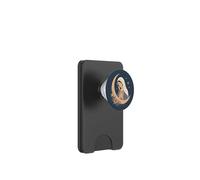 Virgen María Madonna Fe Católica Oración Luna Floral PopSockets PopWallet para MagSafe