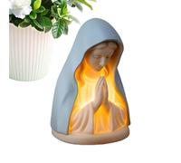Virgen María Night Light - Luz De Noche Religiosa, Lámpara De Mesa Virgin Mary, Decoración Del Hogar | Accesorios De Escritorio Para Leer La Sala De Estar De La Esquina SALA DE COMIDENCIA DURANTE DEL