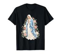 Virgen María Oración Católica y Devoción Mariana Camiseta