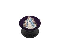 Virgen María Oración Católica y Devoción Mariana PopSockets PopGrip Adhesivo