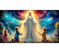 Virgen María Puzzle Imposible,desafío para Adultos Juego Educativo 1000 Piezas Obra de Arte de Juego de para Adultos y Niños Mayores de 12 añosVirgen María38x26cm/1000pcs