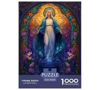 Virgen María Puzzles Entretenimiento Creativo Rompecabezas 1000 Piezas Obra De Arte De Juego De para Adultos Y Niños 70x50cm/1000pcs