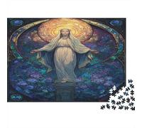 Virgen María Puzzles Entretenimiento Creativo Rompecabezas 1000 Piezas Obra De Arte De Juego De para Adultos Y Niños 70x50cm/1000pcs