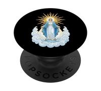 Virgen María Reina del Cielo PopSockets PopGrip Adhesivo