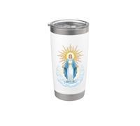Virgen María Reina Del Cielo Vaso térmico de acero inoxidable de doble pared