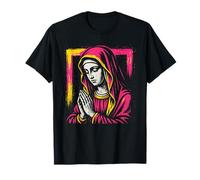 Virgen María - Vintage Graphic Christian Faith Camiseta