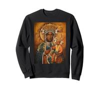 Virgen Negra de Czestochowa María Santísima Icono de la Virgen Sudadera