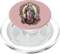Virgin Mary Blessed Christian Women Mexican Religious Art PopSockets PopGrip para MagSafe
