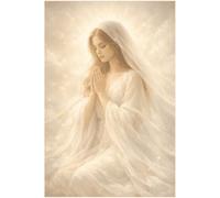 Virgin Mary, Holy Mary , Blessed Virgin , Holy Mother Of God, Sacred Mother Soft Cover Journal, 6x9, 100 Cream Pages: Catholic Prayer, Hail Mary Full Of Grace, Blessed Mother Notebook, Diary