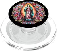 Virgin Mary Lady of Guadalupe Colorful Christian Aesthetic PopSockets PopGrip para MagSafe