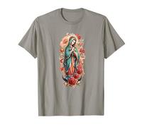 Virgin Mary Our Lady of Guadalupe Colorful Catholic Graphic Camiseta