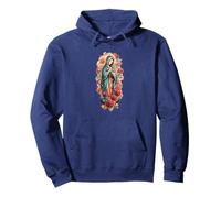 Virgin Mary Our Lady of Guadalupe Colorful Catholic Graphic Sudadera con Capucha