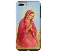 Virgin Mary Rosary Prayer Christian Catholic Religious Case Carcasa para iPhone 7 Plus/8 Plus