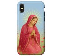 Virgin Mary Rosary Prayer Christian Catholic Religious Case Carcasa para iPhone X/XS
