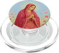 Virgin Mary Rosary Prayer Christian Catholic Religious Case PopSockets PopGrip para MagSafe