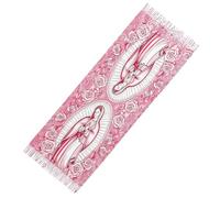 Virgin Mary Shawl - Soft Warm Catholic Floral Pattern | Women Blanket Shawls, Virgin Mary Scarf For Prayer Travel Hotel Garden Indoor Outdoor Thanksgiving Holiday Party Room Apartment Vacation