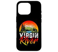 Virgin River Camiseta Retro Minimalista Río Virgen Carcasa para iPhone 16 Pro