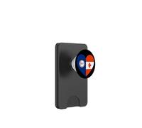 Virginia and Canada Flags: Heart Shaped Unity PopSockets PopWallet para MagSafe