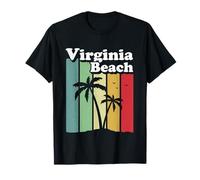 Virginia Beach Retro Virginia Beach Camiseta