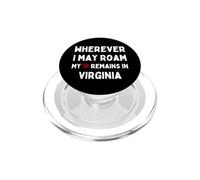 Virginia Dondequiera Que Pueda Vagar mi corazón permanece en Virginia PopSockets PopGrip para MagSafe