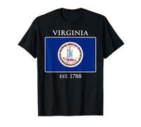 Virginia Flag 10th US State 1788 Virginian Camiseta