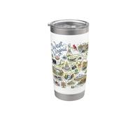 Virginia Occidental, WV, EE. UU Vaso térmico de acero inoxidable de doble pared