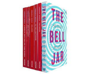 Virginia Woolf & Sylvia Plath Collection: Exploring Feminism, Time & Identity with A Room of One's Own, Mrs Dalloway, Orlando, To the Lighthouse, The Waves & The Bell Jar (6-Book Set)