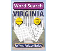 Virginia Word Search: Discover the Old Dominion - 6 x 9, 110-Pages | Easy-to-Read Text | 50+ Themed Puzzles for Teens, Adults & Seniors (united states word search puzzles)