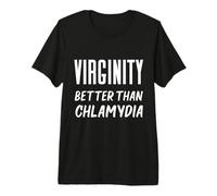 Virginidad Mejor Que Chlamydia Virgins Rock Cita Divertida Camiseta Premium