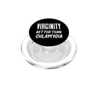 Virginidad Mejor Que Chlamydia Virgins Rock Cita Divertida PopSockets PopGrip para MagSafe