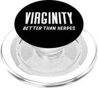 Virginidad Mejor Que El Herpes Vírgenes Roca Graciosa Abstinencia PopSockets PopGrip para MagSafe