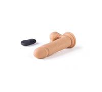 VIRGITE - REALISTICS Vibrador realista VIBRADOR REALÍSTICO"R16" FLESH 16 CM C/CONTROL REMOTO