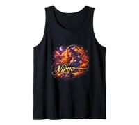 Virgo Celestial Signo del Zodiaco Astrología Símbolo de Personaje Camiseta sin Mangas