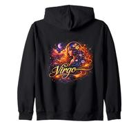 Virgo Celestial Signo del Zodiaco Astrología Símbolo de Personaje Sudadera con Capucha