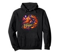 Virgo Celestial Signo del Zodiaco Astrología Símbolo de Personaje Sudadera con Capucha