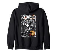 Virgo Doncella Zodiaco astrología con Signo Zodiacal para la Tierra Sudadera con Capucha