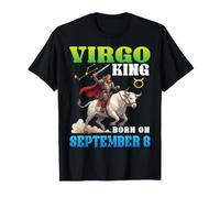 Virgo King Nació El 8 de Septiembre Feliz Cumpleaños para Mí Tú Camiseta